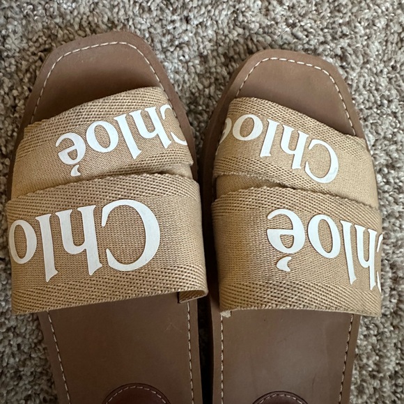 Chloe Woody Sandals 36 Desert Beige - Picture 3 of 6